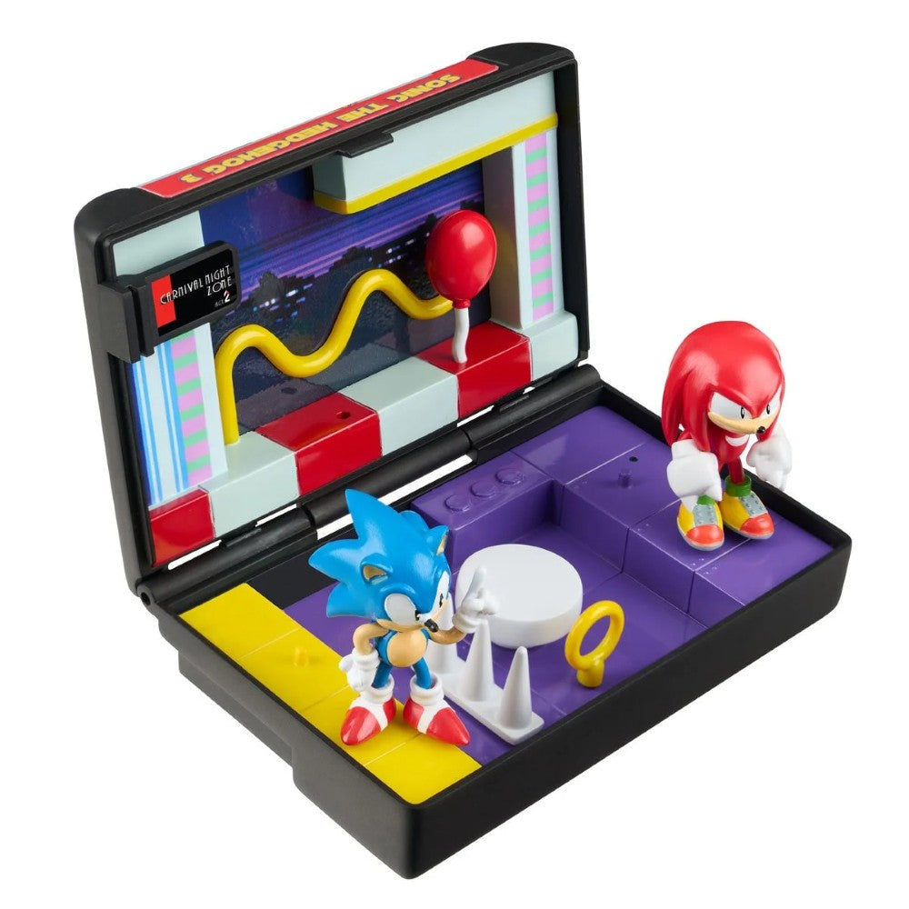 Console Heroes Sega Genesis Sonic the Hedgehog 3 Cartridge Diorama Playset (Copy) featuring Sonic and Knuckles figures