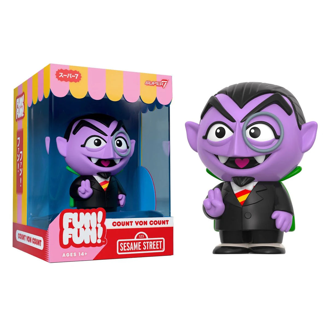 Sesame Street Count Von Count FUN! FUN! Vinyl Figure 5 Inch