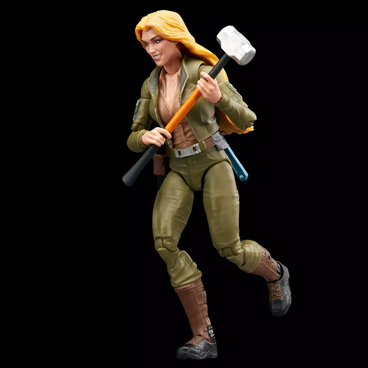 6-inch G.I. Joe Classified Series Cover Girl action figure with sledgehammer and detailed tactical outfit by Hasbro
