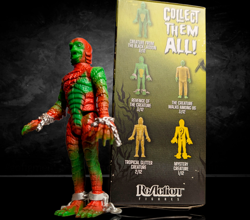 Hasbro Universal Monsters Creature from the Black Lagoon 3 3/4 inch reaction figure with collectible packaging