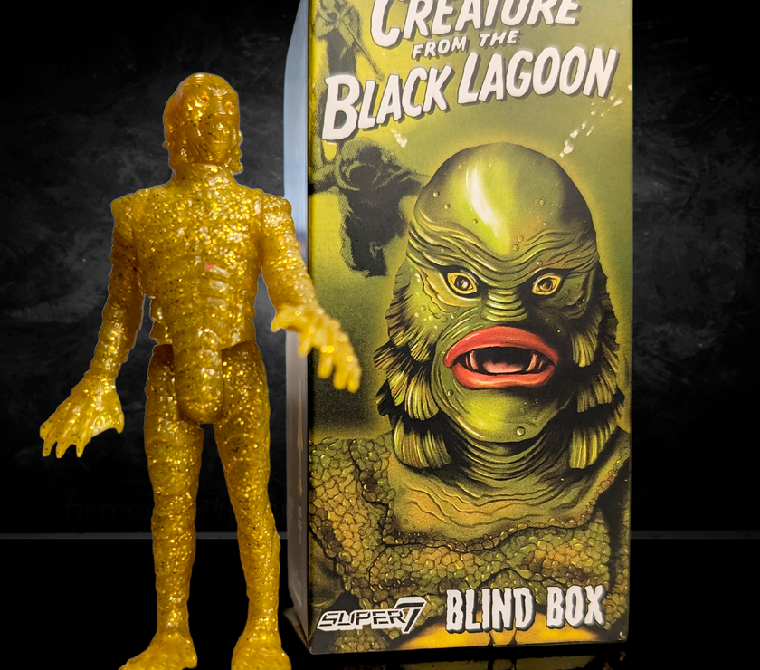 Hasbro Universal Monsters Creature from the Black Lagoon 3 3/4 inch reaction figure with blind box packaging