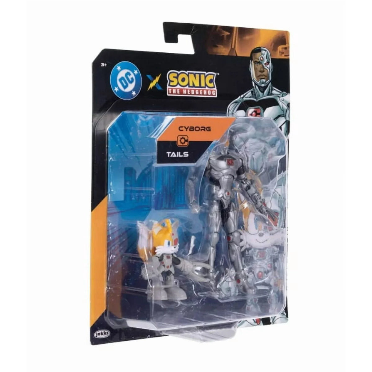 DC x Sonic the Hedgehog Multipack - Cyborg & Tails as Cyborg Action Fi