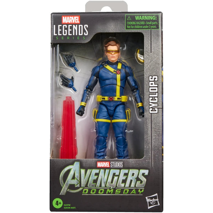 Cyclops Marvel Legends Series Action Figure by Hasbro with Alternate Visor and Optic Blast 6-Inch