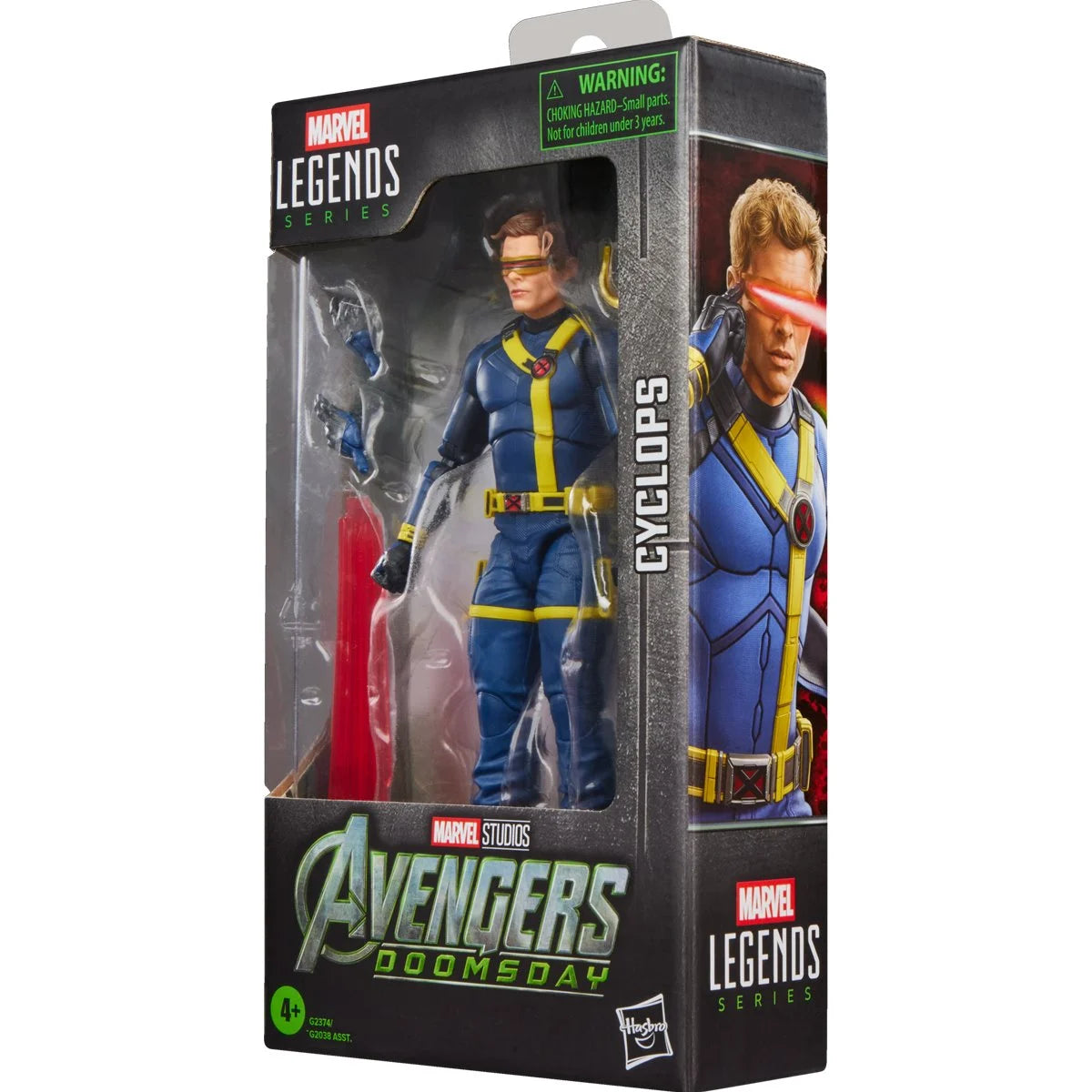 Cyclops Marvel Legends Series Action Figure by Hasbro with Alternate Visor and Optic Blast 6-Inch in box