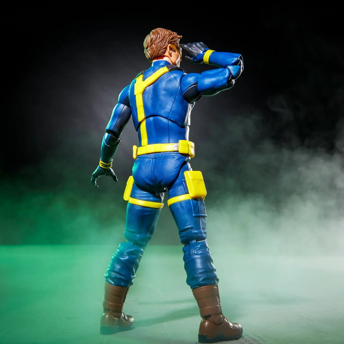 Cyclops Marvel Legends Series Action Figure by Hasbro with Alternate Visor and Optic Blast 6-Inch