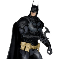 Batman DC Multiverse Wave 5 Batman Arkham Knight 7-Inch Action Figure by McFarlane holding a batarang