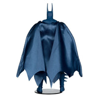 Batman DC Multiverse Wave 5 Batman Haunted Gotham 8-Inch Action Figure by McFarlane in blue cape on stand