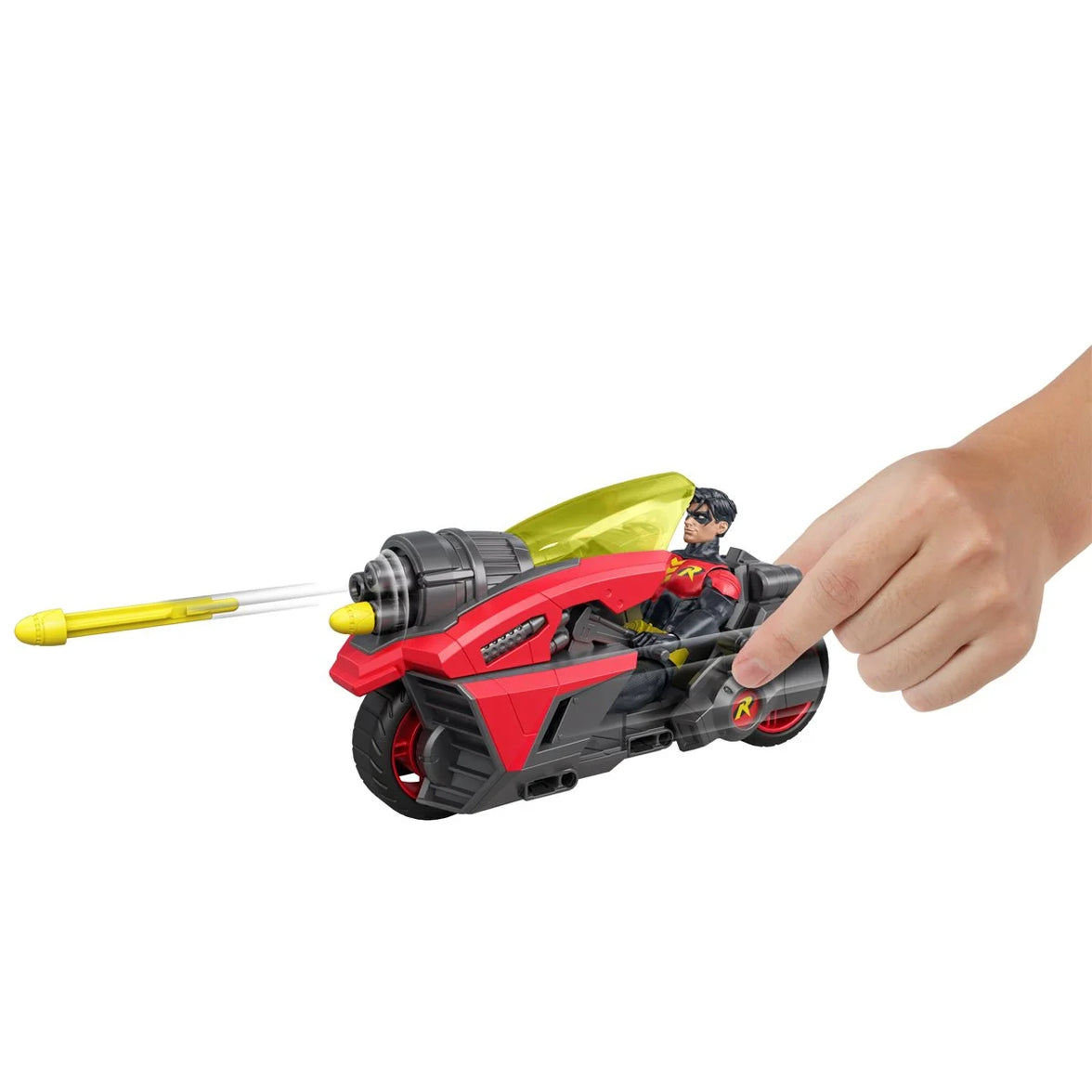 Robin and Motorcycle Action Figure Vehicle Set Mattel DC Premiere Batlink New