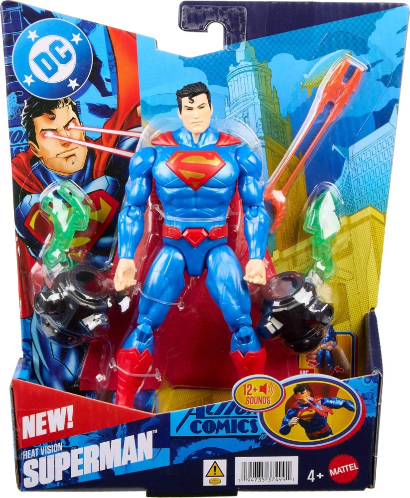 DC Premiere Wave 1 Heat Vision Superman Action Figure by Mattel