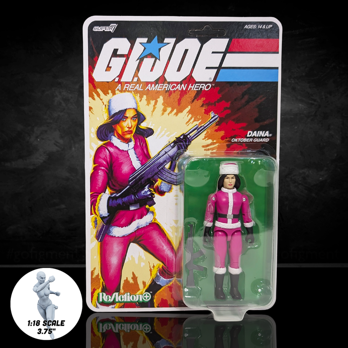 Daina G.I. Joe ReAction+ Wave 7 Oktober Guard Sniper Action Figure by Super7 new in box collectible toy