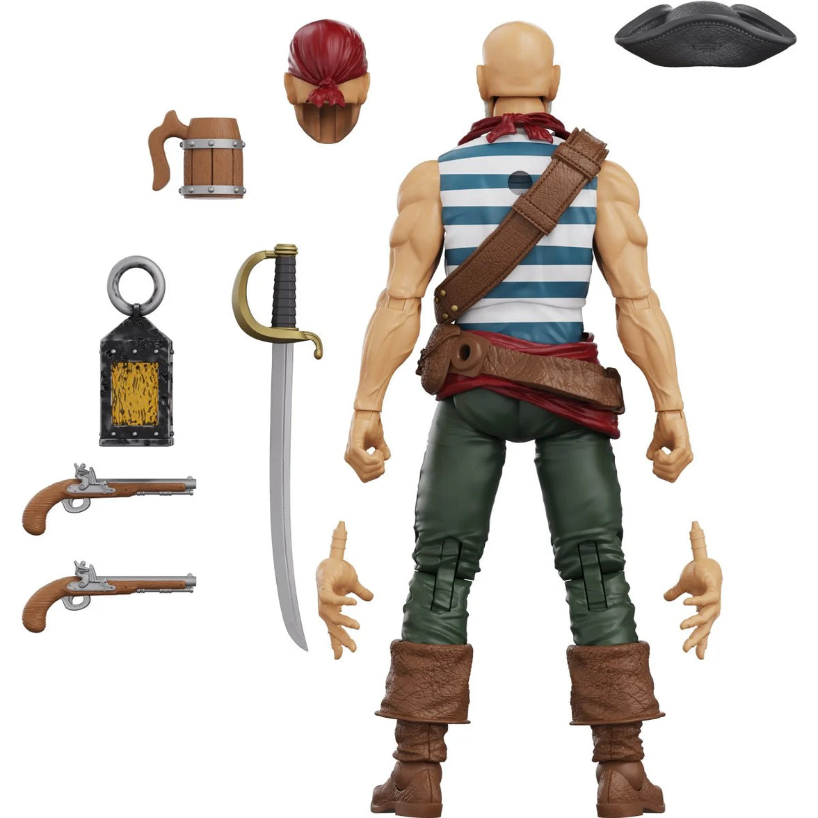 Daniel Wright 4" Boss Fight Studio Action Figure Hero HACKS Articulated with sword, pistols, and accessories
