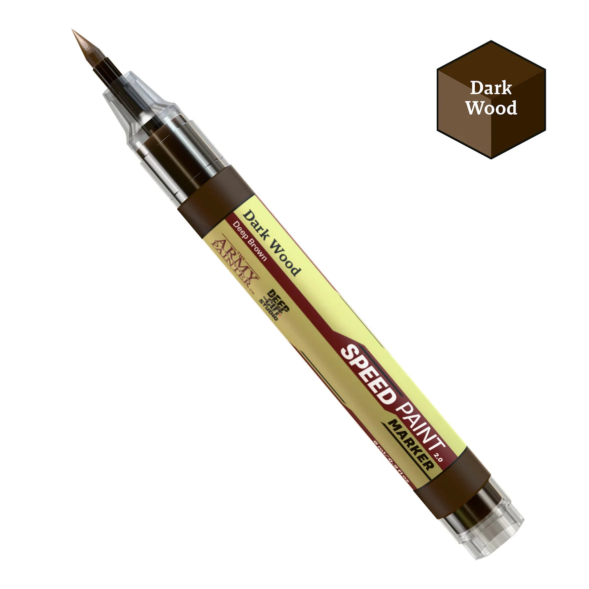 Dark Wood Army Painter Speedpaint Marker - One-Coat Miniature Paint SM1038P