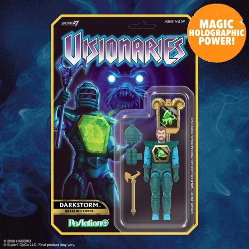 Darkstorm Visionaries 3.75-Inch Action Figure  ReAction+  Super7