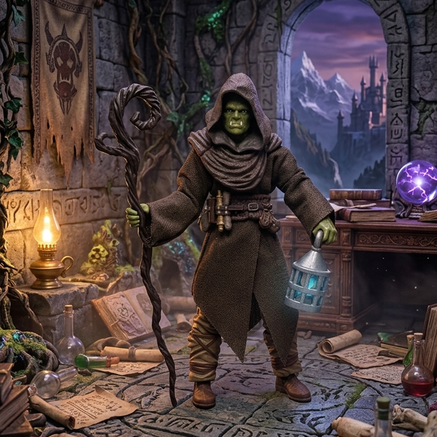 Darsalk (Orc Mage) -Vitruvian H.A.C.K.S. 1:18 Scale Action Figure