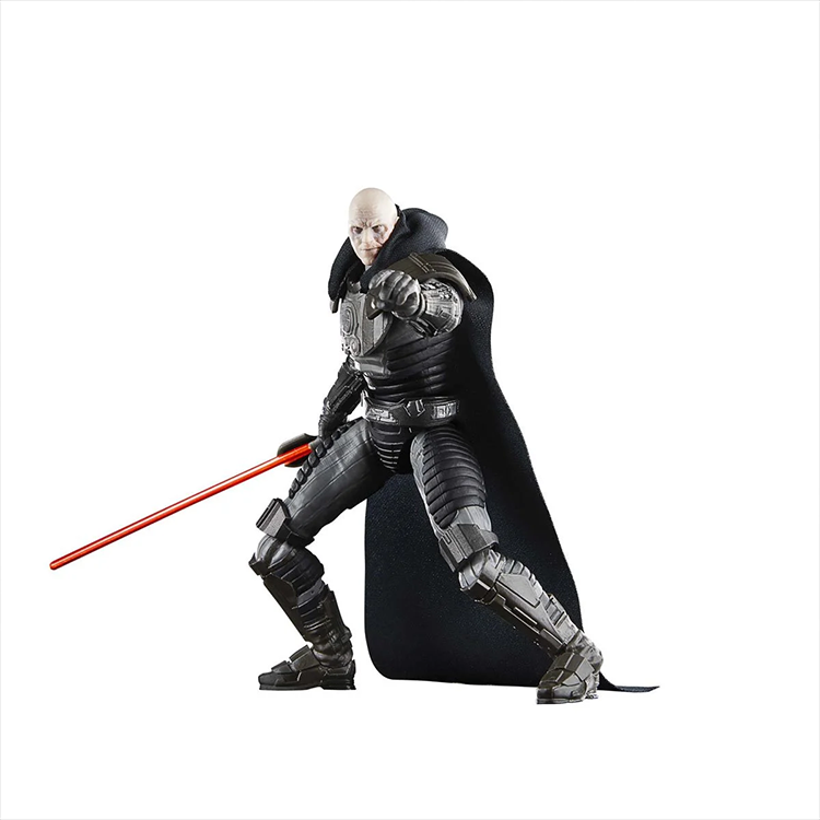 Hasbro Darth Malgus 6-inch Star Wars Black Series action figure with removable mask and red lightsaber
