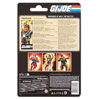 David “Crazylegs” Thomas "Retro Cardback" G.I. Joe Classified Series 6 inch Action Figure packaging back by Hasbro