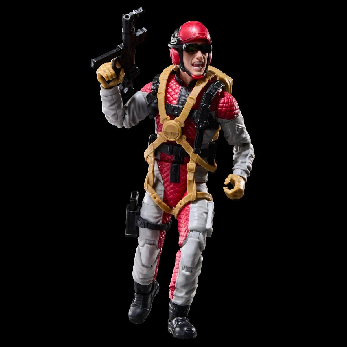 David “Crazylegs” Thomas "Retro Cardback" G.I. Joe Classified Series 6 inch Action Figure by Hasbro in combat pose