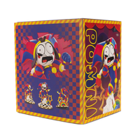 Pomni AniMEGAZ The Amazing Digital Circus 8 Inch Statue and Base/ Free Collector Case by Glitch in packaging box with vibrant design
