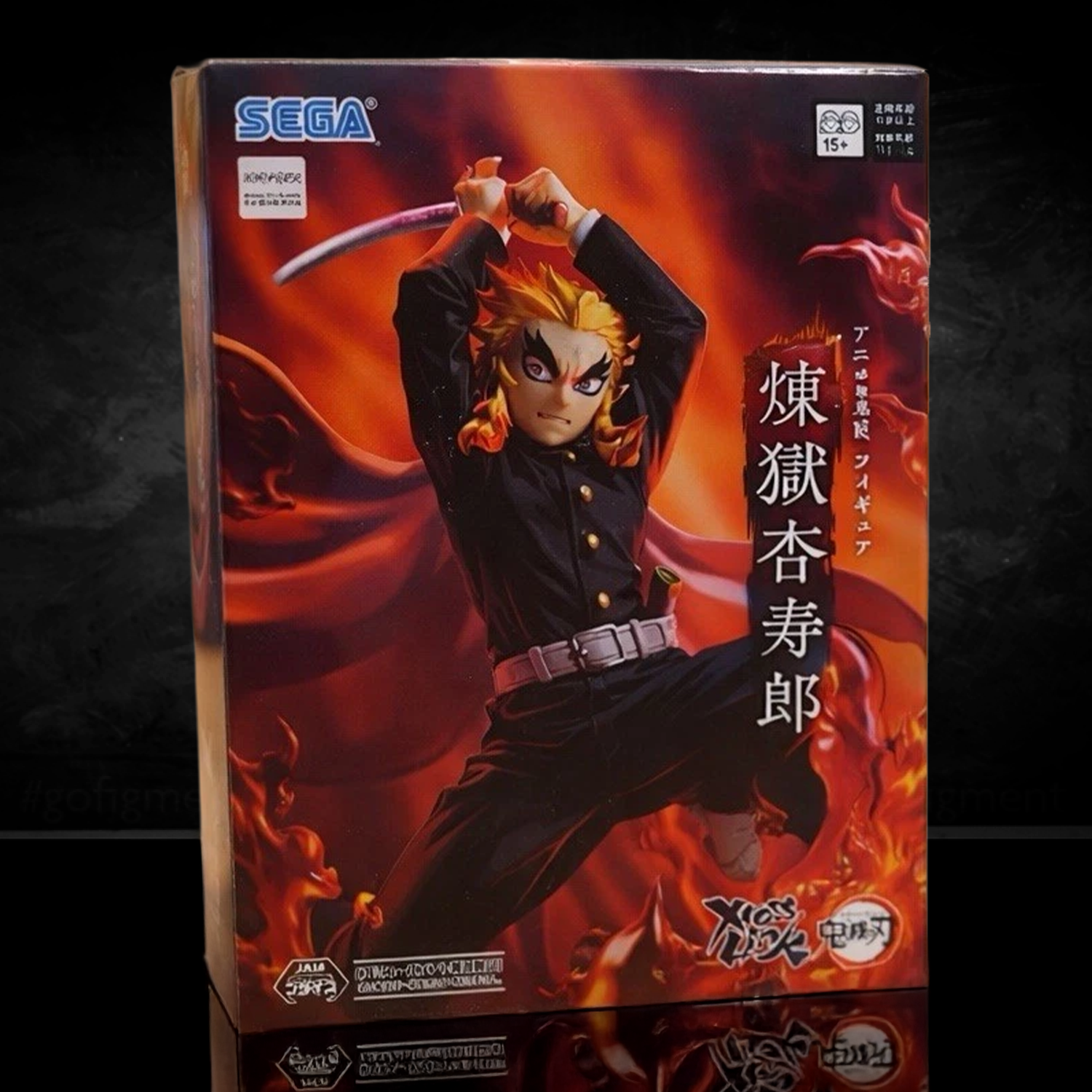 Sega XrossLink Anime Demon Slayer Kyojuro Rengoku Statue Premium Figur