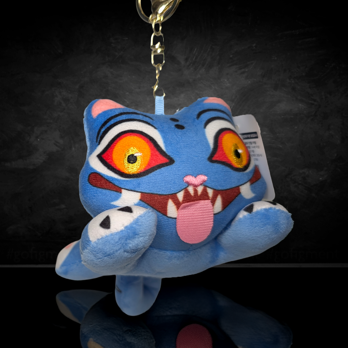 Official K-pop Demon Hunters Plush Keyring – Korean Magpie - Tiger Motif Collectible