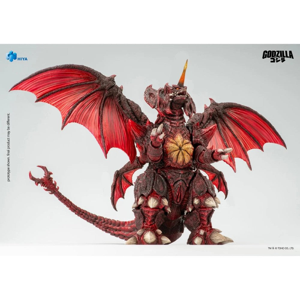 Godzilla vs. Destoroyah (1995) Destoroyah Exquisite Basic Series Action Figure by Hiya Toys with red wings