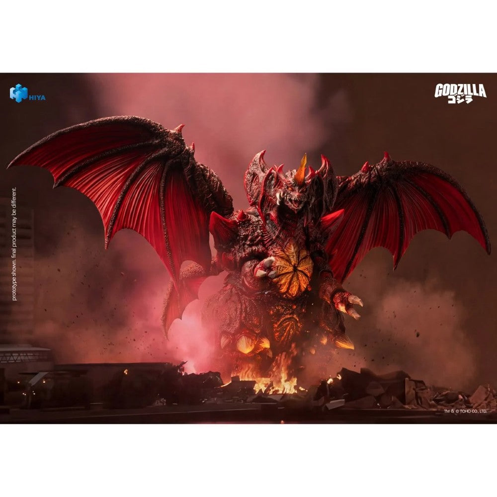 Godzilla vs. Destoroyah (1995) Destoroyah Exquisite Basic Series Action Figure by Hiya Toys, winged red monster
