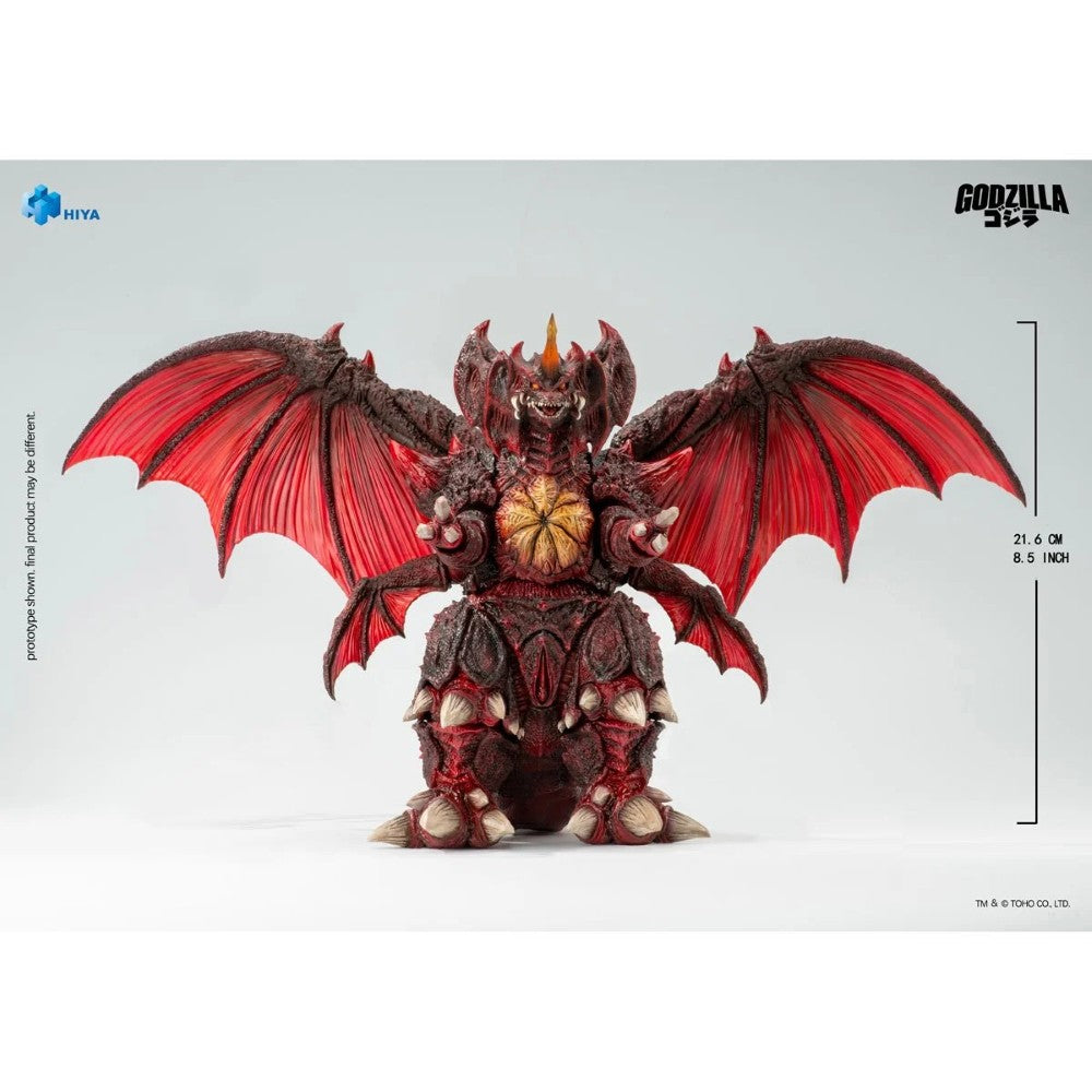 Godzilla vs. Destoroyah (1995) Destoroyah Exquisite Basic Series Action Figure by Hiya Toys with red wings