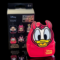 Disney Loungefly Devil Donald Duck Mini-Backpack Bag Charm 4"