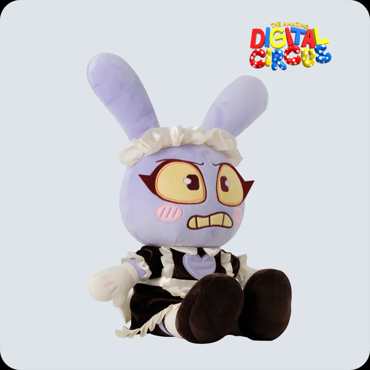 Jax in Maid Outfit The Amazing Digital Circus 11" Soft Plush Toy New With Tags Glitch Authentic
