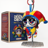The Amazing Digital Circus Pomni Animiniz Pendantz Premium Plush Keychain Figure - U-PICK by Glitch displayed with packaging