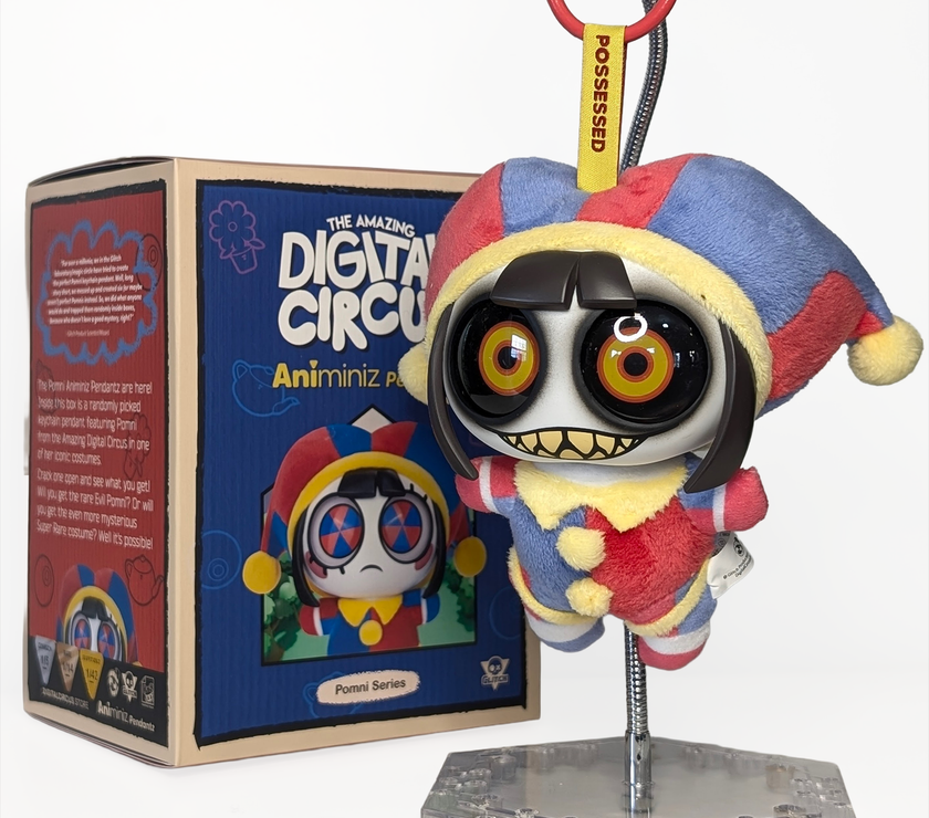 Pomni Pendantz ポムニ アニミニズ ペンダント Iconic The Amazing Digital Circus Pomni Animiniz Pendantz Premium Plush Keych