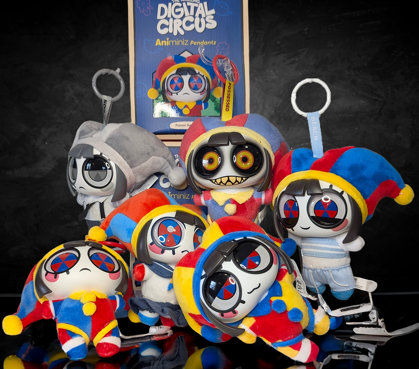 The Amazing Digital Circus Pomni Animiniz Pendantz Premium Plush Keych