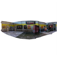 Diorama Legends of Lucha Libre Premium 1:12 Scale 6" Wrestling Backdrop by Boss Fight Studio Llc with wrestling-themed decor