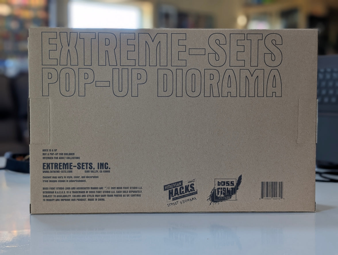 Vitruvian H.A.C.K.S. Series Z Zombie Diorama 1/18 Scale Street - Ultimate Zombie Prop by Boss Fight Studio Llc new in box