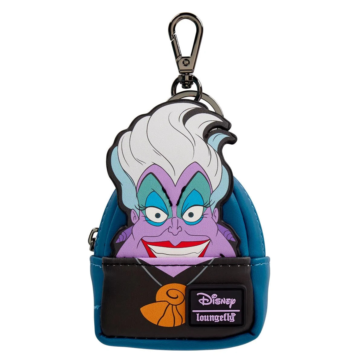 Mini-Loungefly Disney Villians Mini-Backpack U-PICK Bag Charms, Confirmed Choice featuring Ursula charm
