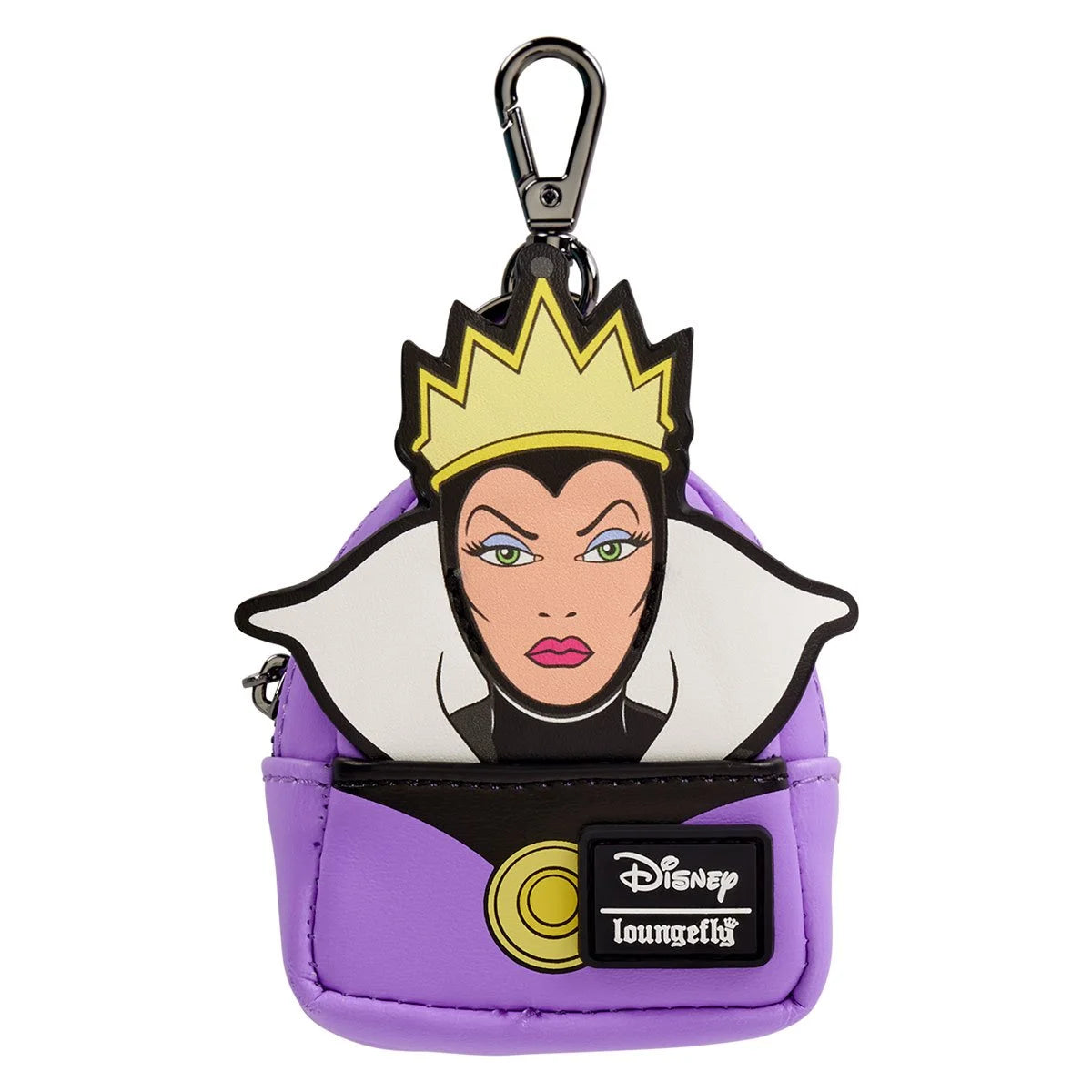 Mini-Loungefly Disney Villians Mini-Backpack U-PICK Bag Charms, Confirmed Choice featuring Evil Queen purple bag charm