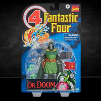 Marvel Legends Series Dr. Doom Fantastic Four 6 in Vintage Style