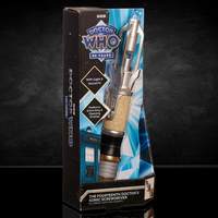 Doctor Who 14th Doctor's Sonic Screwdriver cosplay prop by Character Online BBC with light and sound effects in display box