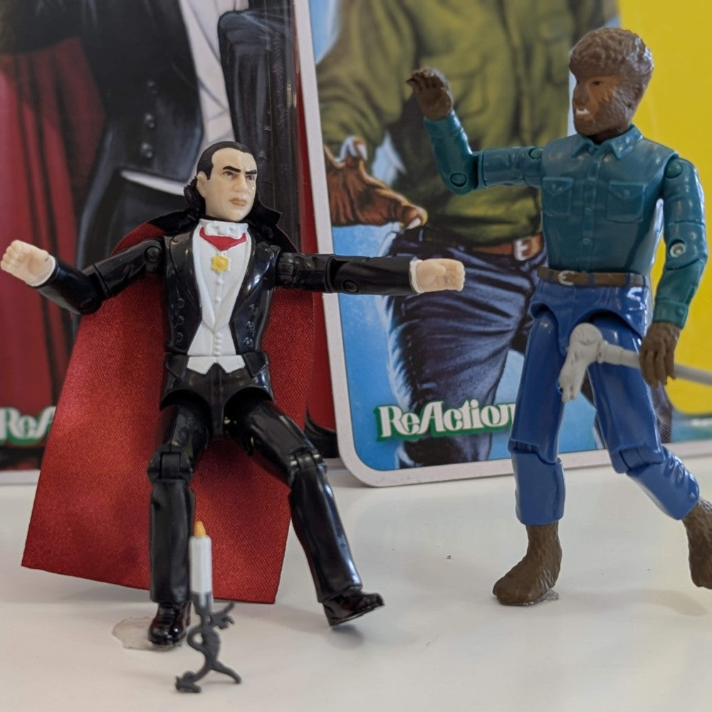 Universal Monsters Dracula 3 3/4 Reaction+ Action Figure NIB