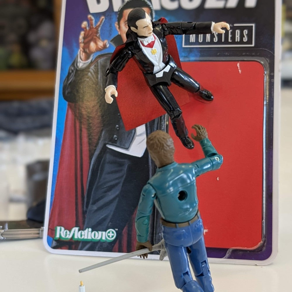 Universal Monsters Dracula 3 3/4 Reaction+ Action Figure NIB
