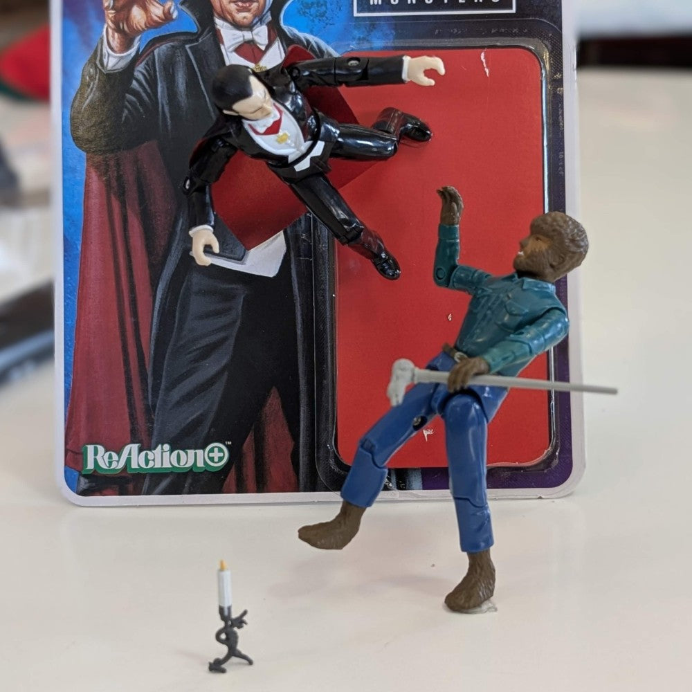 Universal Monsters Dracula 3 3/4 Reaction+ Action Figure NIB