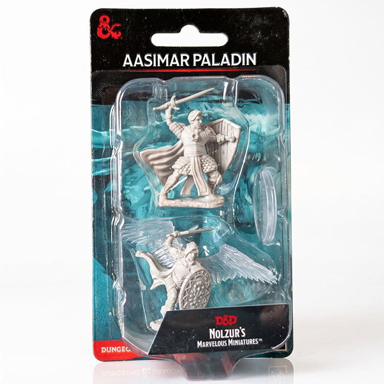Aasimar Male Paladin - D&D Nolzur's Marvelous 28mm Mini-Figure 2-Pack WizKids