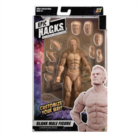 EPIC H.A.C.K.S. Blank Male Champagne Beige 6" Scale Premium Action Figure