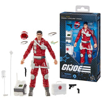 Edwin “Lifeline” Steen "186" G.I. Joe Classified Series 6 inch Action Figure by Hasbro with accessories in red uniform