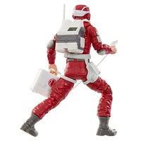 Edwin “Lifeline” Steen "186" G.I. Joe Classified Series 6 inch Action Figure by Hasbro in red tactical gear with backpack and equipment.