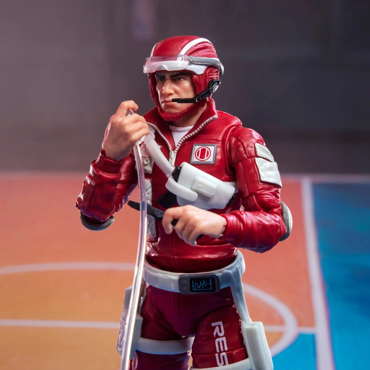 Edwin “Lifeline” Steen "186" G.I. Joe Classified Series 6 inch Action Figure by Hasbro in red rescue uniform with headset