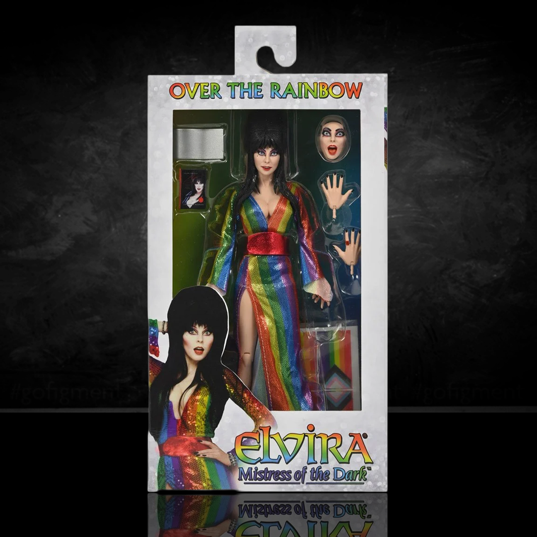 Elvira Over the Rainbow - Mistress of the Dark 8-Inch Clothed Action Figure