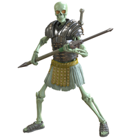 Barbarian: Death Monger (Epic H.A.C.K.S.) 6" Action Figure – Oversized 1:12 Scale Undead Berserker by Boss Fight Studio Llc wielding spear
