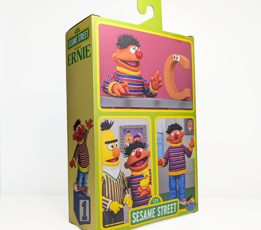 Ernie Sesame Street NECA 7-Inch Figure – Curated Collectible