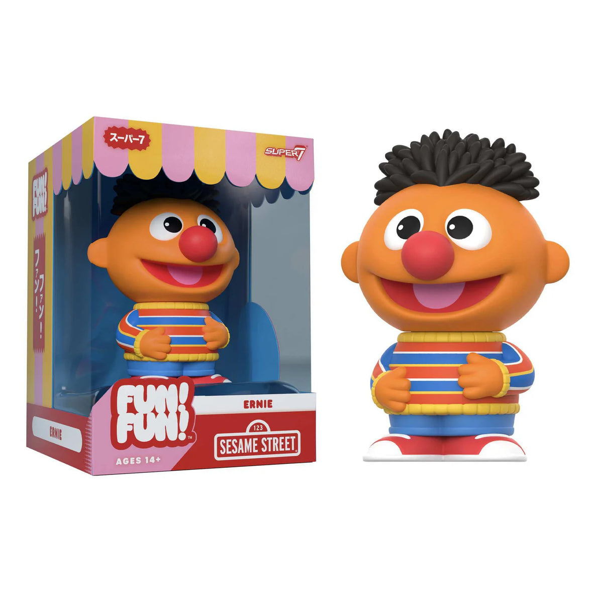 Sesame Street FUN! FUN!™ Wave 2 Ernie Vinyl Figure 5 Inch